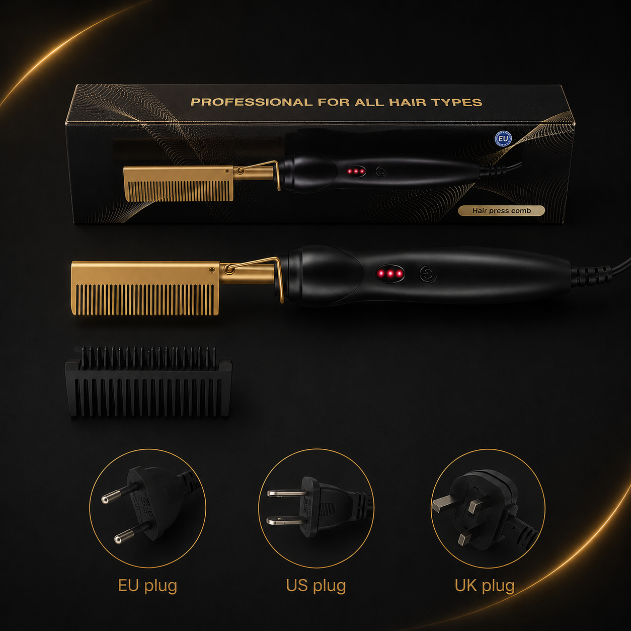 Peine 2 en 1 Hot Comb
